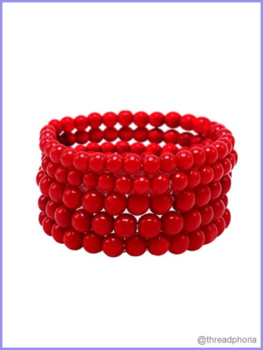5 Piece Faux Pearl Bracelet Set Adjustable Strand Jewelry